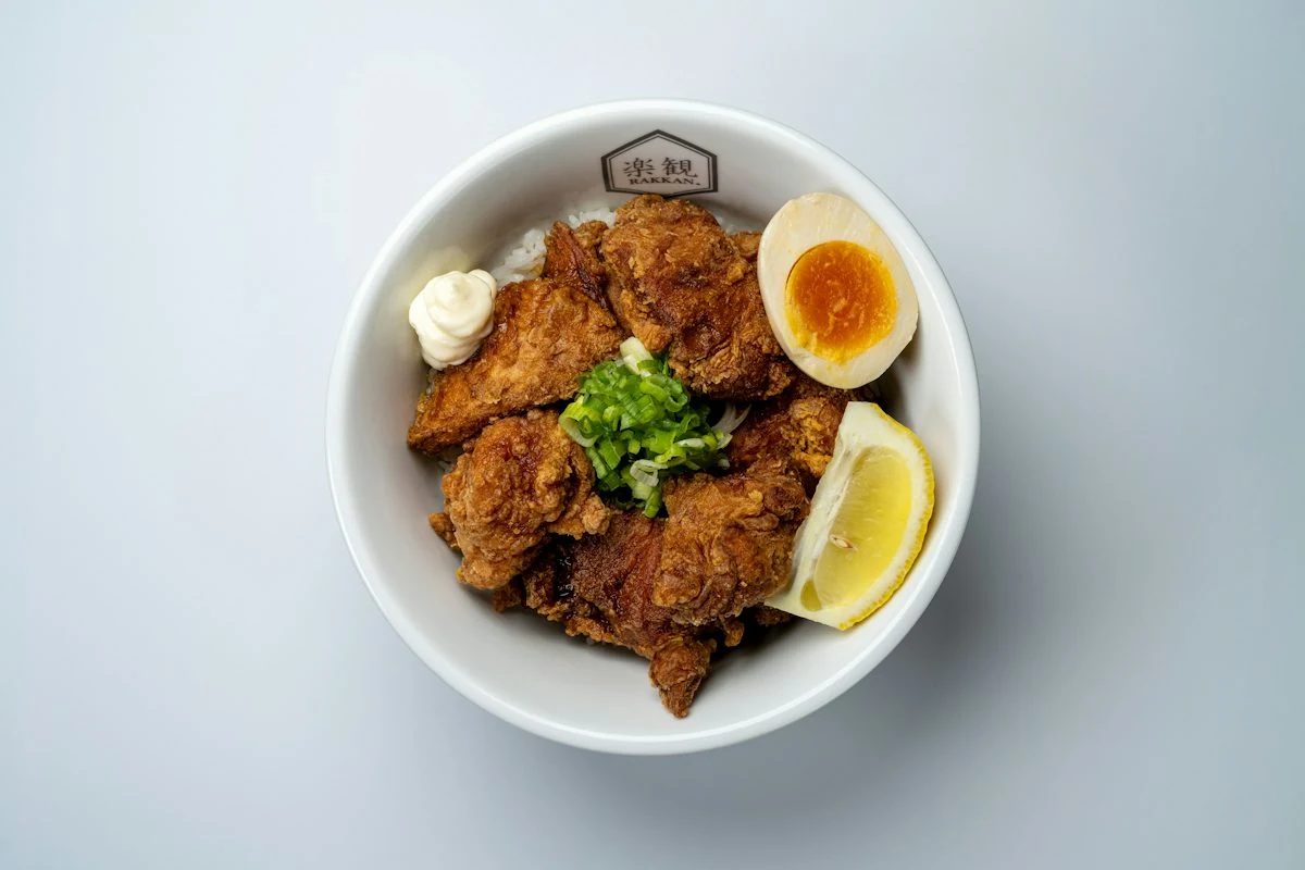 Large Karaage Bowl from RAKKAN Ramen