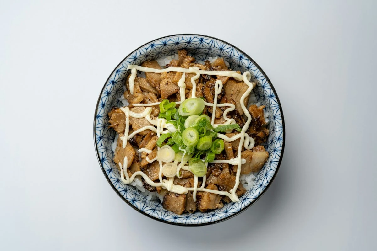 Small Grilled Pork Bowl from RAKKAN Ramen