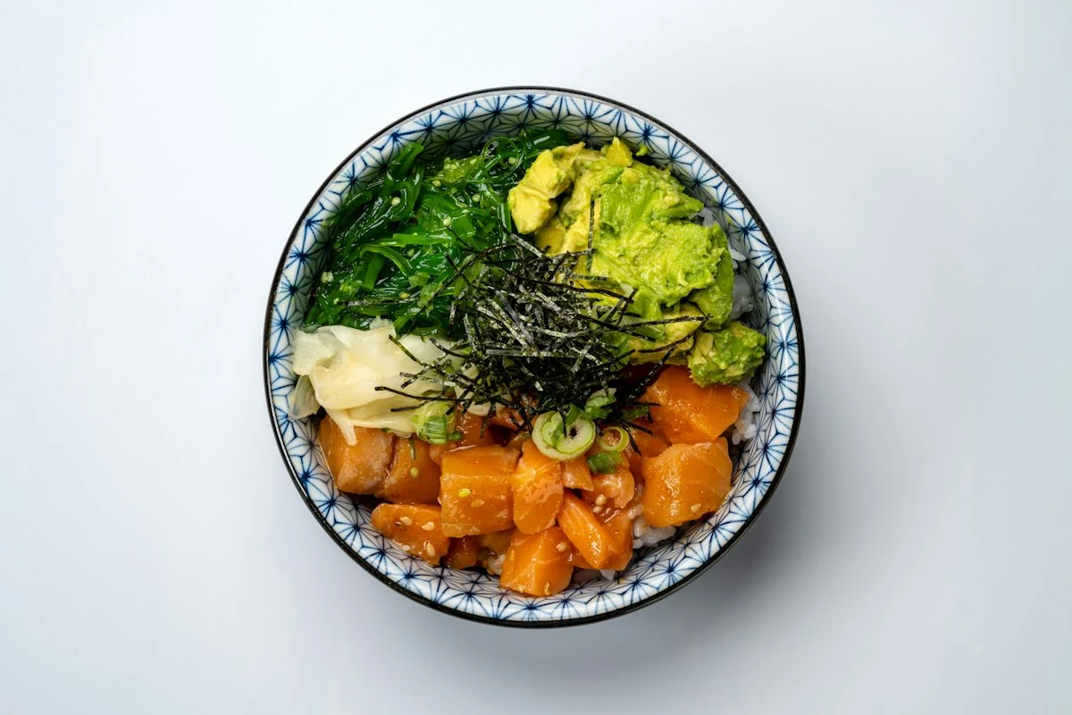 Small Salmon Poke Bowl* from RAKKAN Ramen