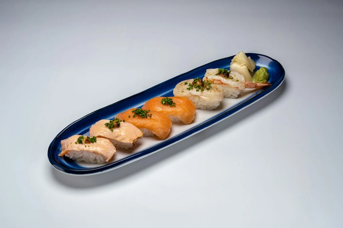 Sushi Flight* from RAKKAN Ramen